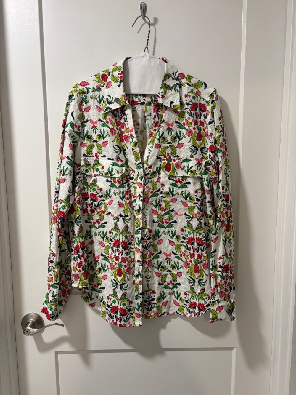 Roller Rabbit Linen Buttondown Shirt M